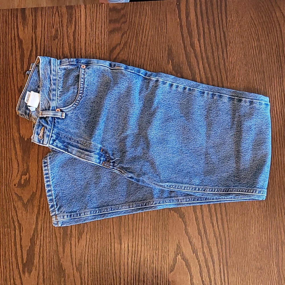 Calvin Klein Jeans Straight Leg Blue Denim Jeans
